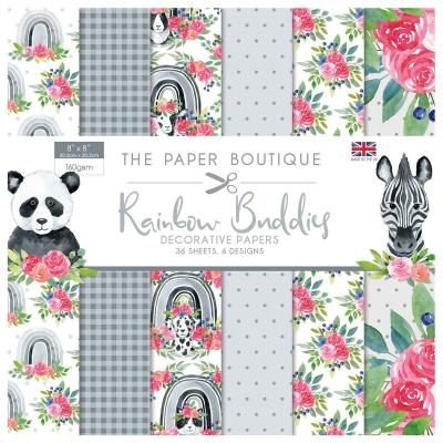 The Paper Boutique Rainbow Buddies Designpapier - Paper Pad
